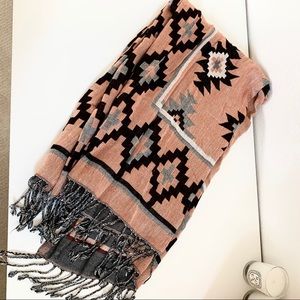 Nordstrom Fringe Aztec Scarf